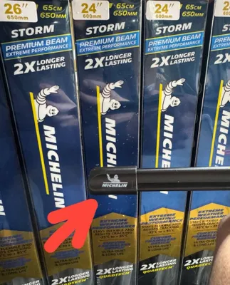 Оригинальные бескаркасные дворники MICHELIN 1