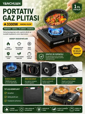 Yig‘ma sayyohlik gaz plitasi