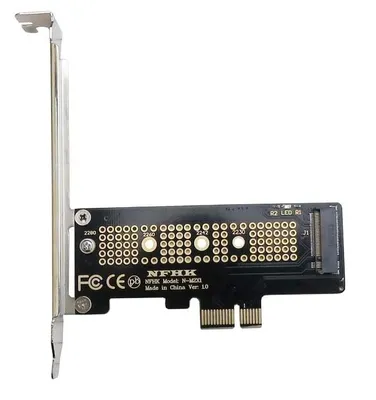 NVMe M2 - PCI-E x1, m2 adapter