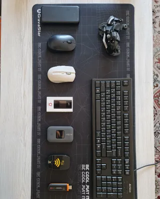 Mishka [Mi rapoo] klavish avtech karmanniy wifi 3ta 1 tasi usbli