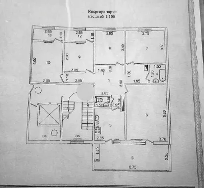 5 xonali kvartira, 115 m2, Mirobod