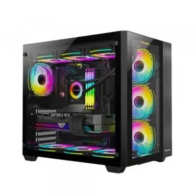 ! Корпус Huntkey S980 black with ARGB fan цена с НДС 1