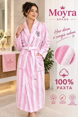 Женский банный халат 1