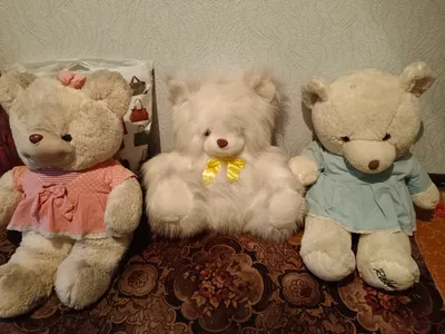 Три мягкие игрушки