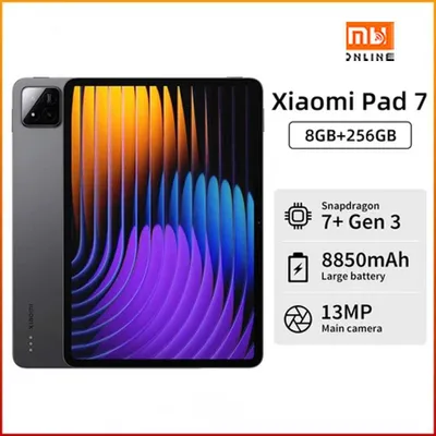 Xiaomi Pad 7 8/256GB plansheti (EU, qora)
