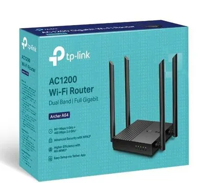 Archer A64 — двухдиапазонный гигабитный Wi-Fi роутер AC1300 1