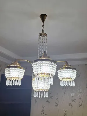 Shoshilinch! Billur qandil. Chexoslovakiyada ishlab chiqarilgan 1
