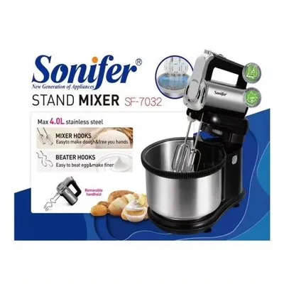 Планетарный миксер с чашкой mikser Sonifer sf-7032 1