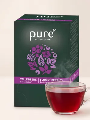 Pure Tea Selection Waldbeere o‘rmon mevalari choyi 25 dona 1