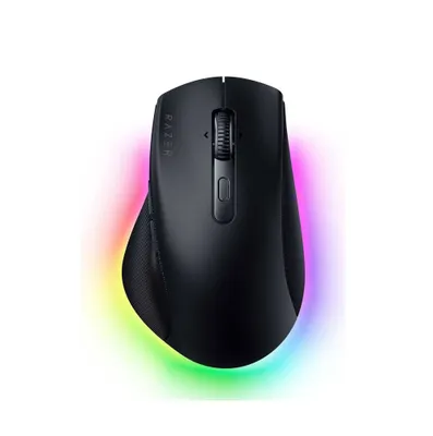 Razer Pro Click V2 sichqonchasi, RGB, USB-A/WL/BT, qora 1