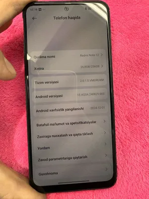 Redmi Not 12 256 GB ideal xolat 1