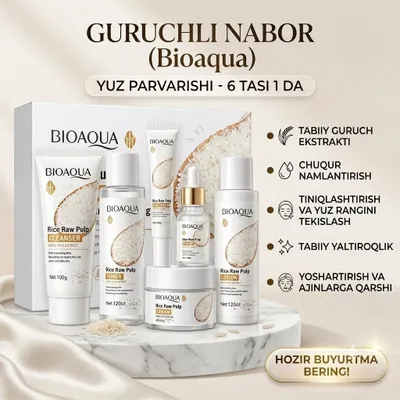 Bioaqua - yuz uchun ideal kremlar toʻplami 1