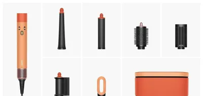Dyson i.d. Airwrap o'rik rangi (Apricot/Topaz), Bluetooth bilan 1