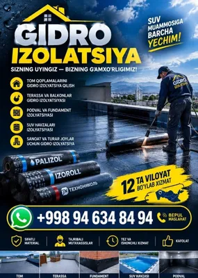 Gidro izoliyatsiya 1