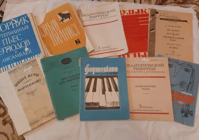fortepianoda chalishni o‘rganish uchun sovet darsliklari 1