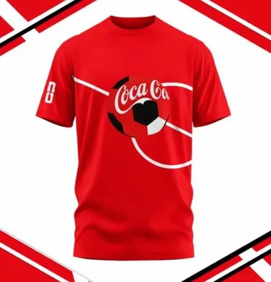 Coca cola Футболка красная, размер L