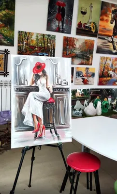 Ручные работы, выполненные красками на ткани. Разные размеры, рисую также на заказ 1