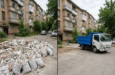 Вывоз мусора Ташкент — строительный мусор после ремонта, от 600 000 1