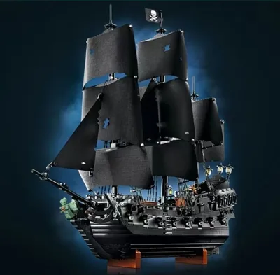 Конструктор корабля «Чёрная жемчужина» (Black Pearl), 2862 детали / Новый 1