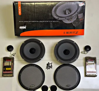 2-компонентные динамики Hertz HSK-165, 250 Вт, мидбас + пищалка (16,5 см) 1
