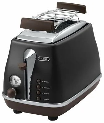 De'Longhi CTOV 2103. BK Icona Vintag tosteri, qora 1