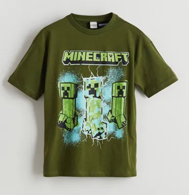 Футболки MINECRAFT модные 1