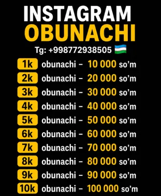 INSTAGRAM OBUNACHI NAKRUTKA