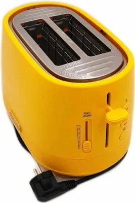 Тостер De'Longhi CTLAP2203 Италия, оригинал 550 Вт, жёлтый, два широки 1