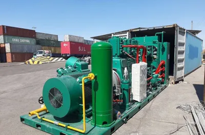 Газовый компрессор 1200 м³/ч | Дожимной | Метан CNG | Sichuan 1