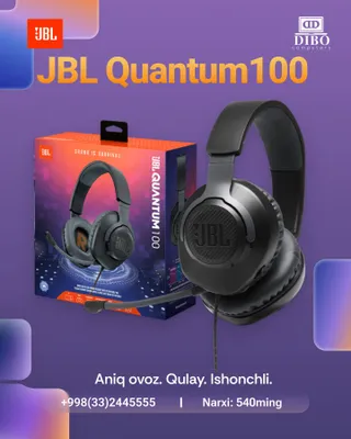 JBL Quantum 100 | Simli quloqchin