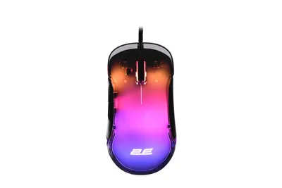 Мышь игровая 2E Gaming MG345 Transparent, RGB USB Black 1