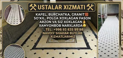 Ustalar xizmati 1 yilik kafolat 1