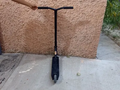Трюковой самокат черный 1