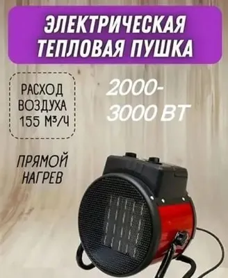 Elektr issiqlik ventilyatori, teplovaya pushka, xona isitkich,