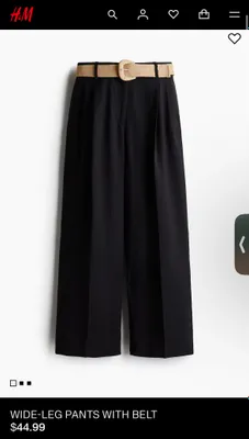 M o‘lchamli belbog‘li H&M shimlari 1