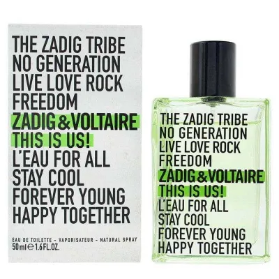 ZADIG & VOLTAIRE This is Us! L'Eau for All 50ml ORIGINAL