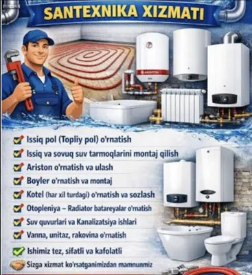 Santexnik xizmati 24/7