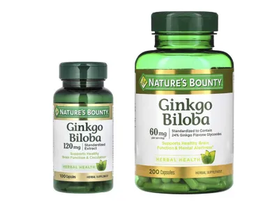 Natures Nature's Bounty Ginkgo Biloba Vitamin C Витами С Гинкго билоба 1