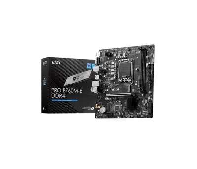 MSI PRO B760M-E DDR4 LGA1700 anakart 1