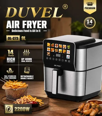 Аэрофритюрница DUVEL DL-273 / Аэрогриль 9 л, 2200 Вт, 14 программ 1
