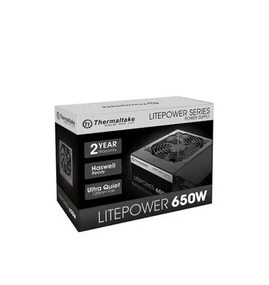 Thermaltake Litepower 650W 80 PLUS quvvat bloki 1