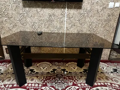 Журнальный стол из закалённого стекла 1
