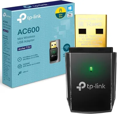 Wi-Fi Приемник TP-LINK / Archer T2U / 2.4 ГГц 1