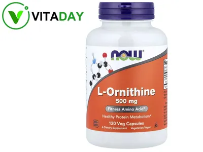 NOW Foods L-Ornithine L-орнитин L Ornithine L орнитин 1