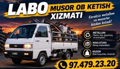 chiqindi olib keta. miz stroytilni musor