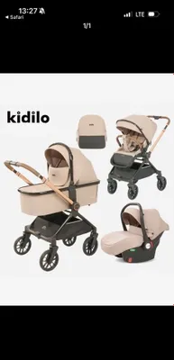 Коляска Kidilo 3 в 1