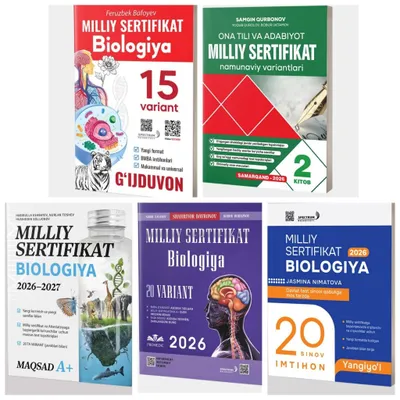Доставка. Biologiya milliy sertifikat 2026–2027. 1