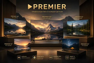 Televizor Premier smart 32-100 QLED MiniLED OLED 120-144Hz