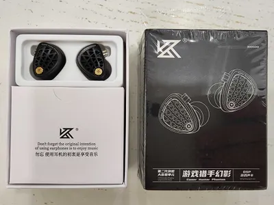 Наушники KZ Phantom Gaming IEMs, 3,5 mm with mic/USB-C 1