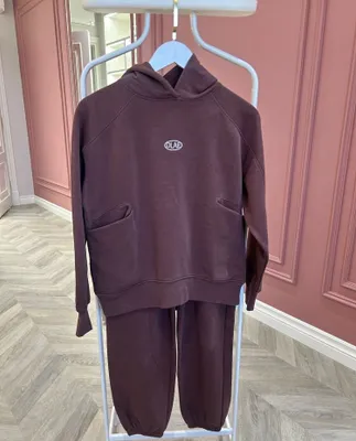 Утеплённый спортивный костюм Zara (худи и джоггеры) 1